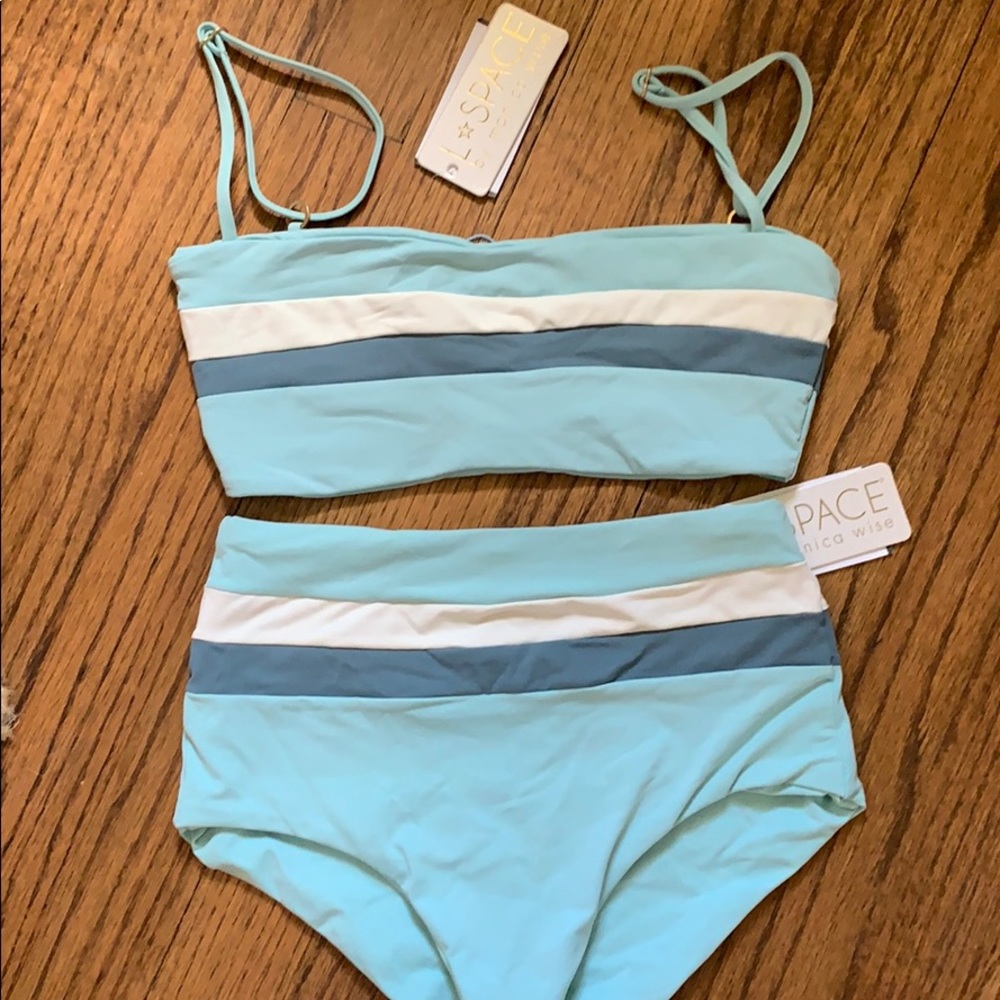 L*space Portia Rebel light turquoise swim